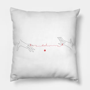 Red thread Pillow