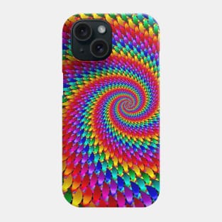 Colored Spiral Phone Case