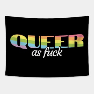 Gay lgbtq trans queer pride Parade rainbow gift Tapestry