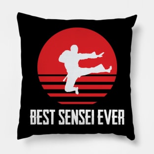 Best Sensei Ever - Gift for Instructors Martial Art Pillow