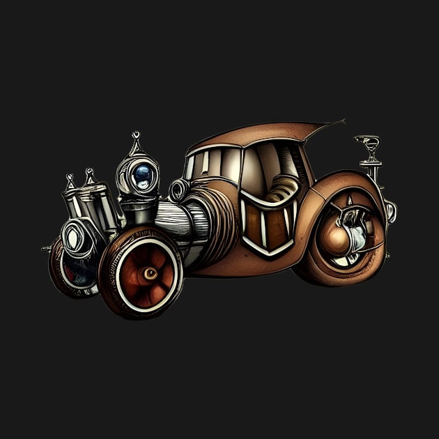 Steampunk Racer by AlienMirror