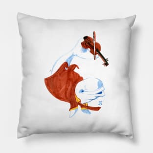 Beluga Violinist Pillow