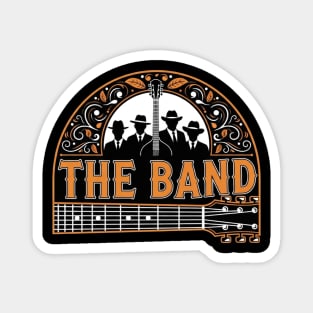 The Band Guitar Silhouette Magnet