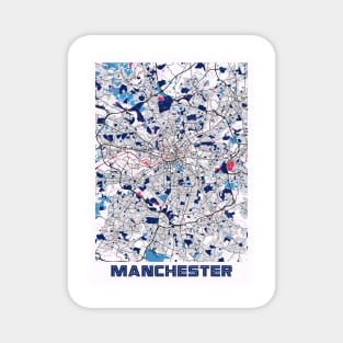 Manchester - United Kingdom MilkTea City Map Magnet