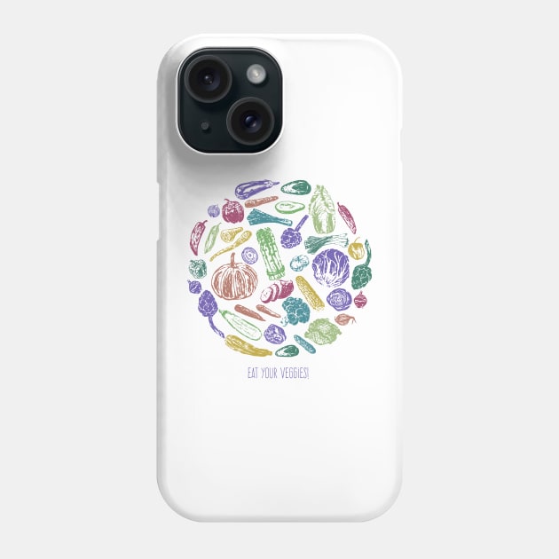 Healthy Veggies Phone Case by MarynArts