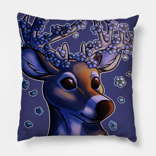 Forget Me Not in Blue Pillow