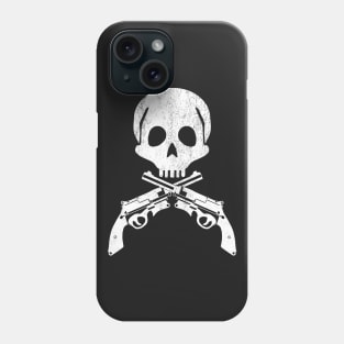 Jolly Roger Space Pirate- Crossed Pistols Phone Case