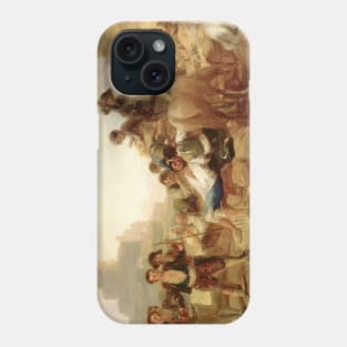 The Threshing Floor by Francisco Goya Phone Case