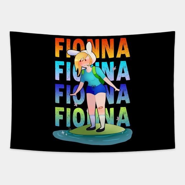 Cute And Beautiful Adventure Time Fionna Tapestry by Pharaoh Shop