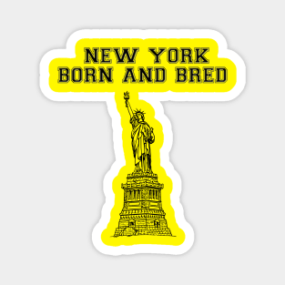 New York Born And Bred Magnet