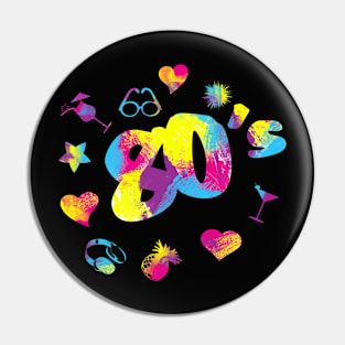 80s style ‒ Nostalgia Club - Neon Retro Pin