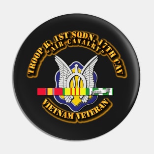 Troop K, 17th Cavalry w SVC Pin