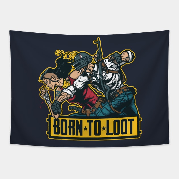 Born To Loot Tapestry by AndreusD