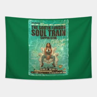 POSTER TOUR - SOUL TRAIN THE SOUTH LONDON 83 Tapestry