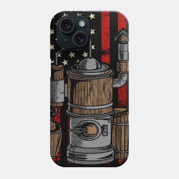 Distiller - Moonshiner Rumrunner Gift Phone Case by biNutz