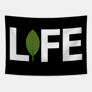 Life typography design Tapestry