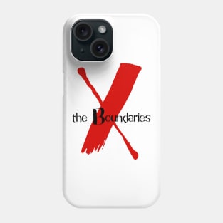 X the Boundaries (Red & Black Logo) Phone Case