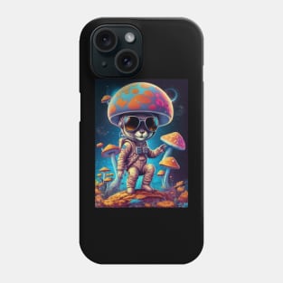 Psychedelic Dj Astronaut - Catsondrugs.com - astronaut, space, stars, galaxy, nasa, cool, planets, funny, universe, astros, astronomy, trippy, surreal, asteroidday, planet Phone Case