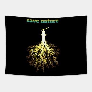 Save nature Tapestry