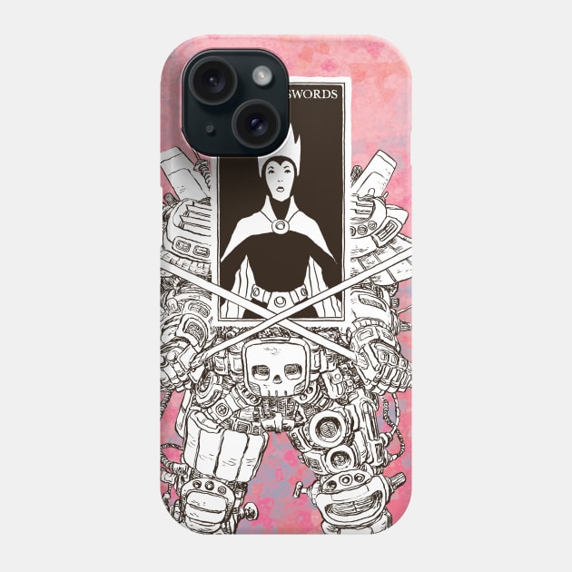 Queen of Swords Phone Case by jesse.lonergan