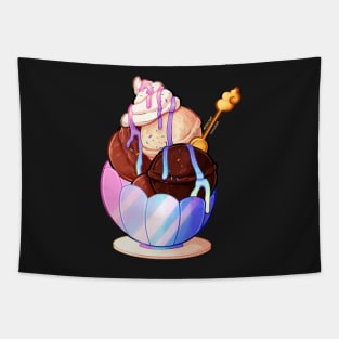 Unicorn Ice Cream Tapestry