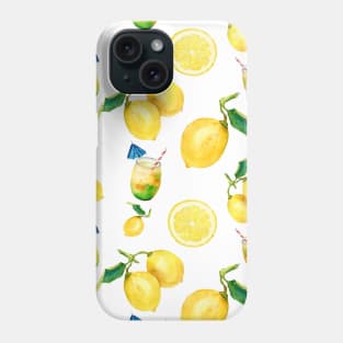 Tropical fruits pattern Phone Case