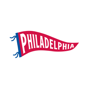 Philadelphia Pennant - White T-Shirt