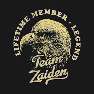 Zaiden Name - Lifetime Member Legend - Eagle T-Shirt