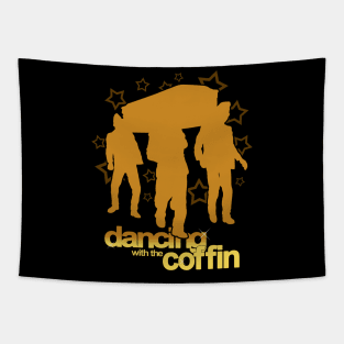 Funny Internet Jokes Dancing Coffin Meme Tapestry