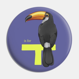 T is for Toucan Pin