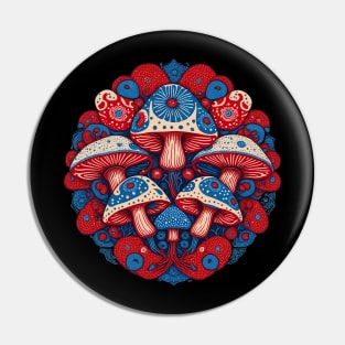 Amanita mushrooms Pin