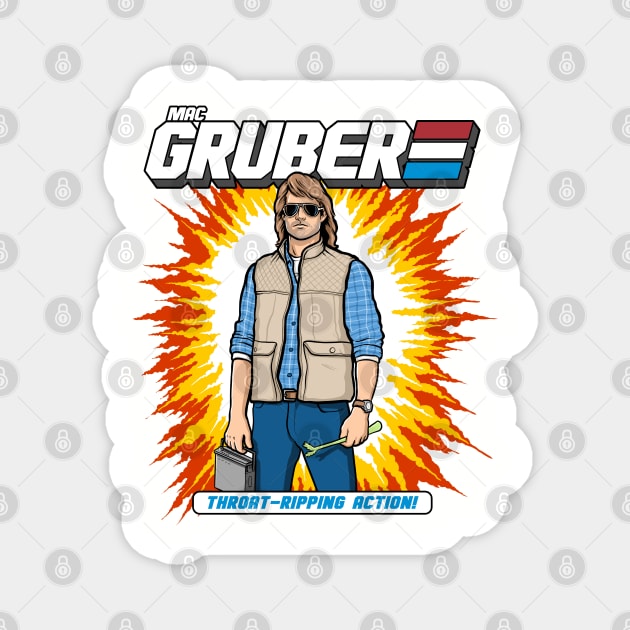 MacGruber Action Figure Magnet by harebrained