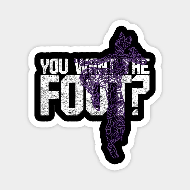 Juri T-Shirt - "You want the foot?" Magnet by NALE