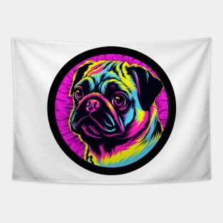 Pug Dog Hero Tapestry