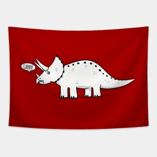 Cartoon Triceratops Tapestry