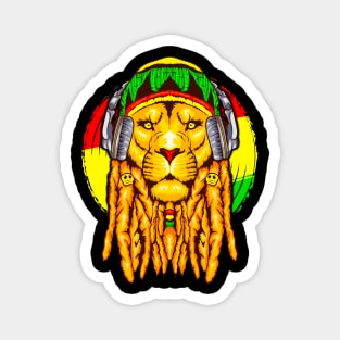 Rastafarian Lion Leo Zodiac Horoscope Astrology Magnet