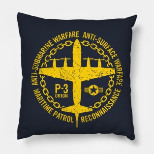 P-3 Orion Naval Maritime Patrol Anti-Submarine Warfare Aircraft Pillow