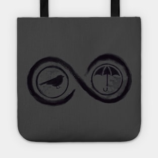 Umbrella Academy vs Sparrow Academy Grunge Infinity Statement Tote