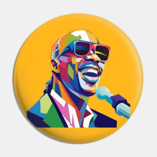 Stevie Wonder WPAP Limit Color Pin