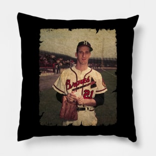 Warren Spahn - Army (World War II) Pillow