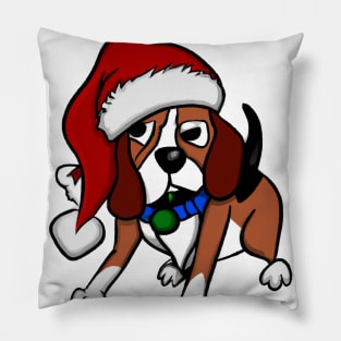 Cute Beagle Drawing Pillow