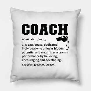 Coach Definition Pillow