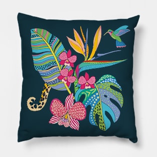 Boho Tropical Life Pillow