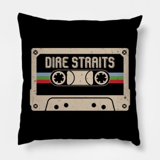 Personalized Dire Name Birthday Vintage Cassette Tape Pillow