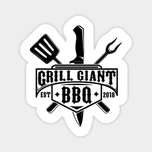 Grill Giant Shield shirt Black Art Magnet