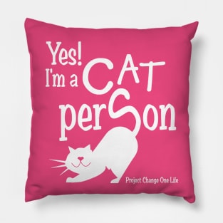 cat person Pillow