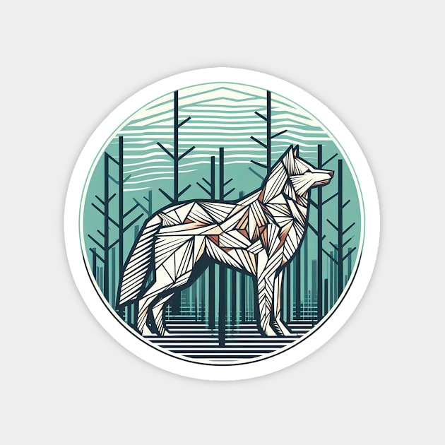 Guardian of Woods Magnet by Lovely Animals