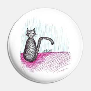 El Gato (bright version) Pin