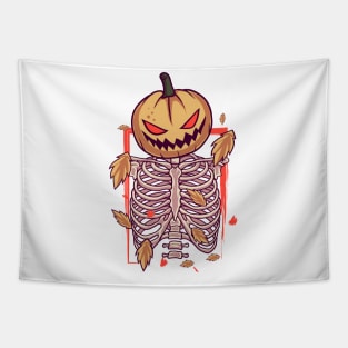 Ribs Pumpkin Tapestry