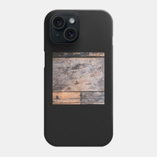 western country grey brown barn wood farmhouse Phone Case